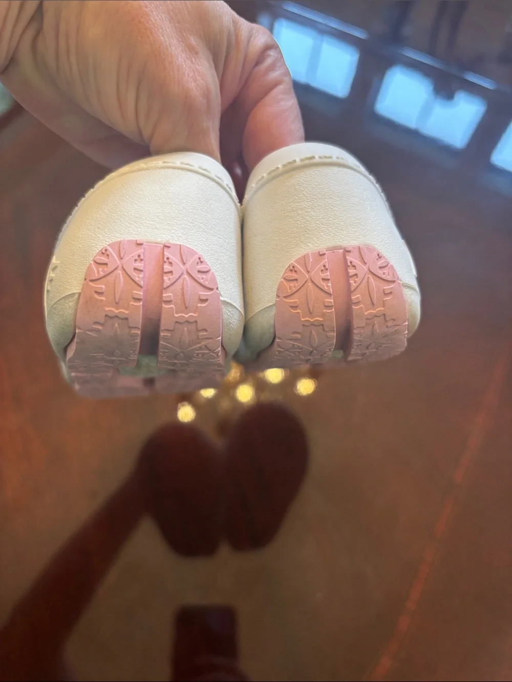 Floaters size 1 Kids White Ventilated Slip-On Loafers